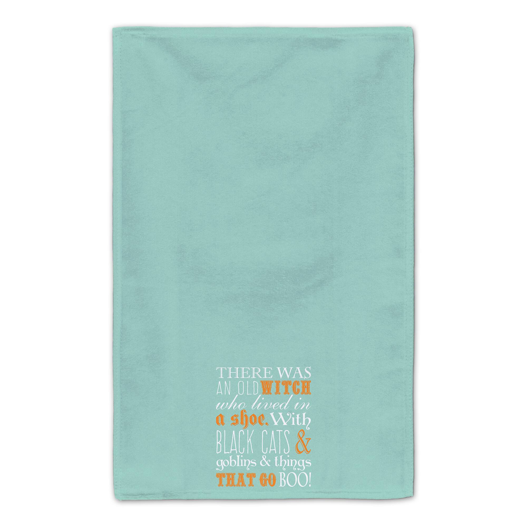 Witch in a Shoe Tea Towel Set